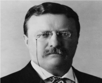 ولد رئيس الولايات المتحدة السادس والعشرون روزفلت Theodore Roosevelt