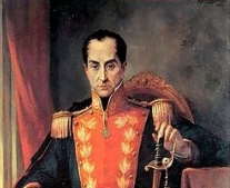 وفاه سيمون بوليفار Simón Bolívar رئيس جمهورية كولومبيا الكبرى