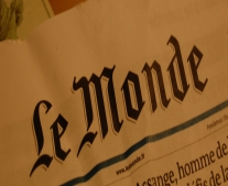 أول عدد من الصحيفة الفرنسية "لوموند Le Monde"