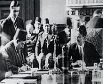 توقيع المعاهدة البريطانية المصرية لعام 1936