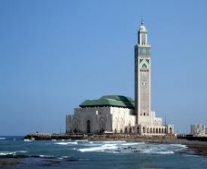 الأنتهاء من بناء مسجد الحسن الثاني بمدينة الدار البيضاء