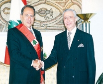 ولد رئيس الجمهورية اللبنانية إلياس الهراوي
