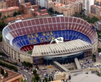 إفتتاح ملعب كامب نو Camp Nou في برشلونة