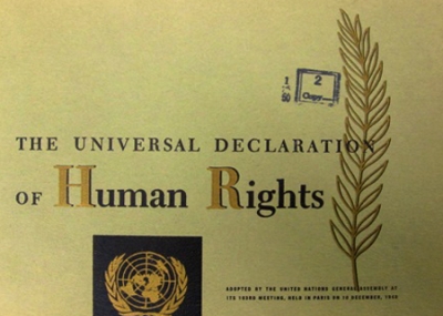 صدور الميثاق العالمي لحقوق الإنسان Universal Declaration of Human Rights
