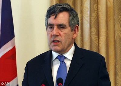 ولد رئيس وزراء المملكة المتحدة جوردون براون Gordon Brown