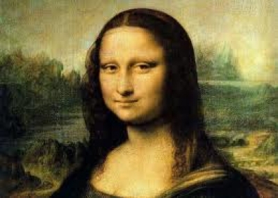 شاب فرنسي يسرق الموناليزا Mona Lisa