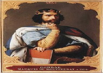 مقتل كونراد الأول ملك أورشليم (Corrado di Monferrato)